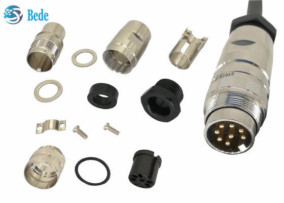Conector circular 8PIN AISG Conector à prova d'água Amphenol C485
