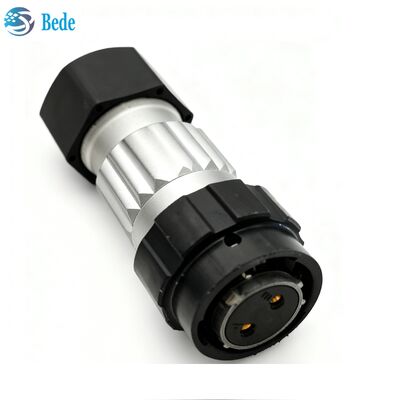 Conector de alimentação de alta corrente de 2 pinos RRU RNT447 32/02 Conector de aviação DC de 2 pinos