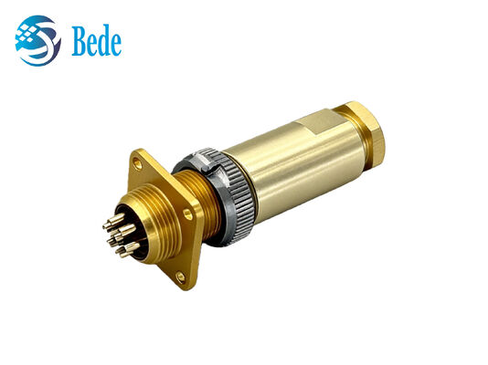 Conector Circular Série PC Conectores 4-50 Pinos IP68 à Prova d'Água para Equipamentos Industriais