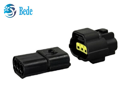 Conector automotivo de 3 pinos que abriga o plugue e o soquete pretos do conector fio a fio 174357-2 174359-2