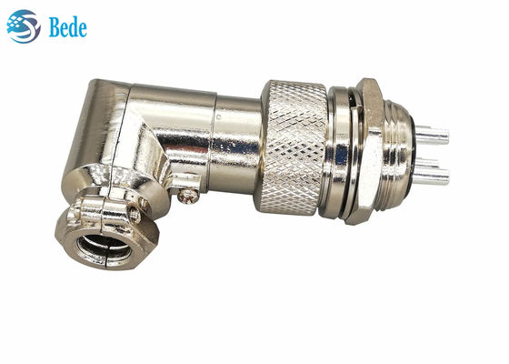 Conjuntos de Conectores de Montagem em Painel Conector Gx20 Cotovelo 90 Graus Ângulo Reto