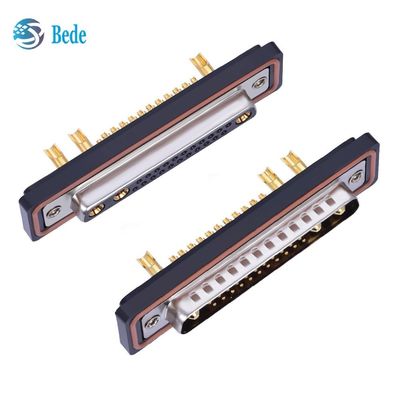 25W3 D-Sub Conectores macho/fêmea IP67 Grau de transmissão de potência de sinal misto