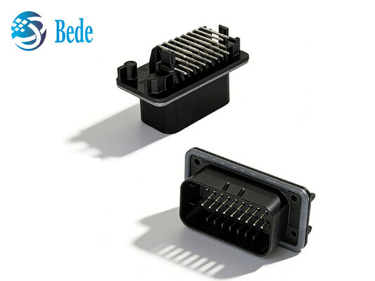 Conector automotivo AMPSEAL 1-776087-1 de 23 pinos em ângulo reto para PCB